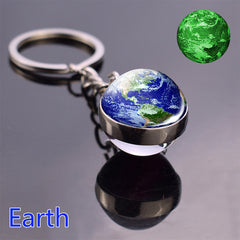 Glow Solar System Planet Keychain Keyring
