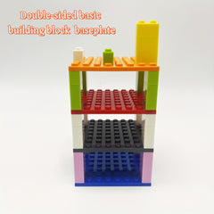 10pcs Double Sided Baseplate Building Blocks Educational Toys Gift