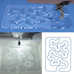 Acrylic Motion Quilting Essential Template for Sewing Machine