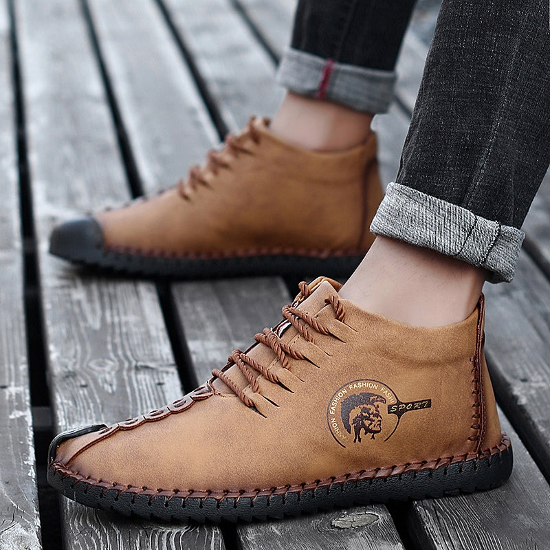 Men's Vintage Style Ankle Boots Outdoor Sneakers