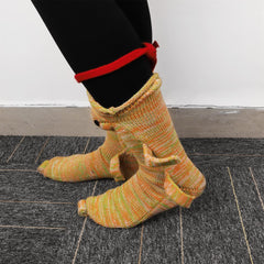 Kids Crocodile Socks Funny Winter Warm Socks For Boys And Girls