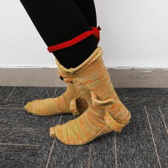 Kids Crocodile Socks Funny Winter Warm Socks For Boys And Girls