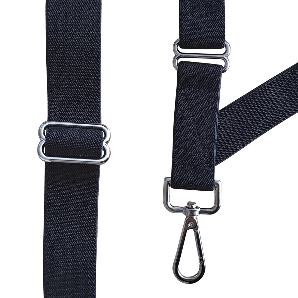 Men's Heavy Duty Trucker Suspenders - 0.98inch Wide X-back - 2 Snap Hooks