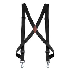 Men's Heavy Duty Trucker Suspenders - 0.98inch Wide X-back - 2 Snap Hooks