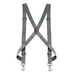 Men's Heavy Duty Trucker Suspenders - 0.98inch Wide X-back - 2 Snap Hooks