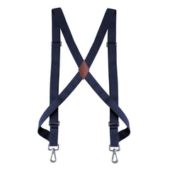 Men's Heavy Duty Trucker Suspenders - 0.98inch Wide X-back - 2 Snap Hooks