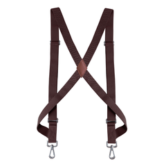 Men's Heavy Duty Trucker Suspenders - 0.98inch Wide X-back - 2 Snap Hooks