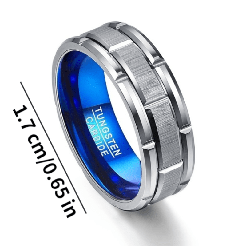 Silver Stainless Steel Hip Hop Punk Ring