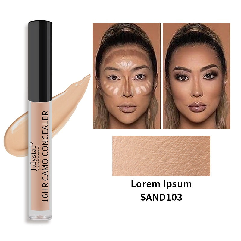 Waterproof Long Lasting Concealer Cream for Dark Circles & Acne