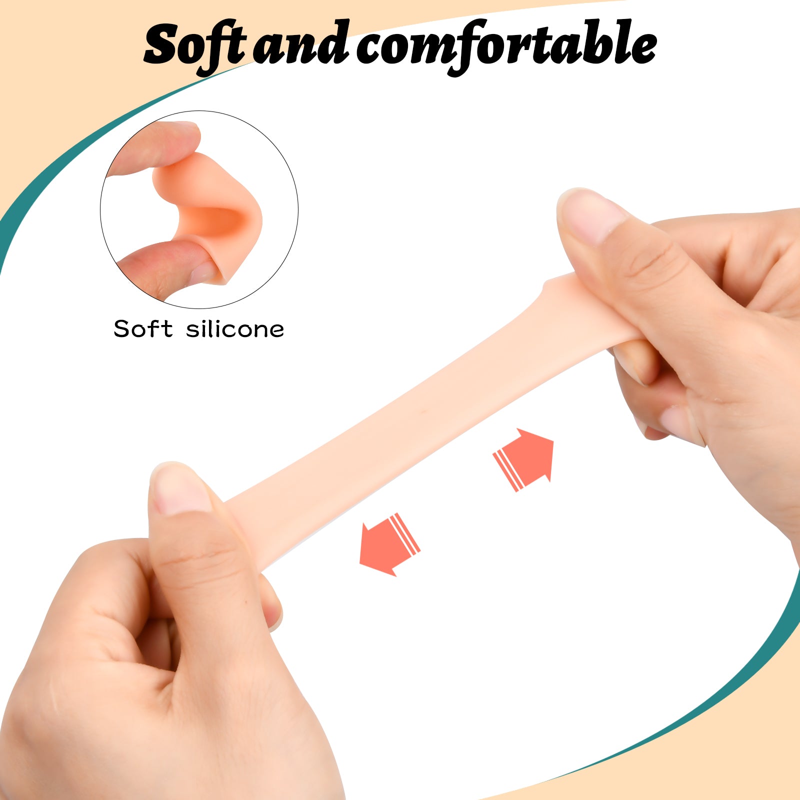 10pcs Silicone Toe Covers for Men & Women