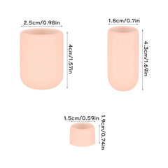 10pcs Silicone Toe Covers for Men & Women