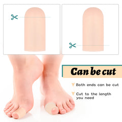10pcs Silicone Toe Covers for Men & Women