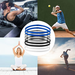 8pcs Sport Headbands for Football Soccer Basketball Running Yoga