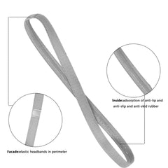 8pcs Sport Headbands for Football Soccer Basketball Running Yoga