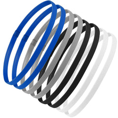 8pcs Sport Headbands for Football Soccer Basketball Running Yoga