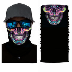 Skull Bandana Face Mask 3D Magic Scarf UV Protection