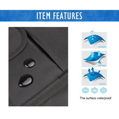 Anti Pry Hidden Underarm Bag Leather Tablet Card Holder Men's Chest Shoulder Bag