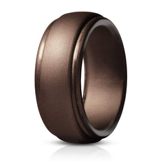Men's Silicone Band Ring Minimalist Design