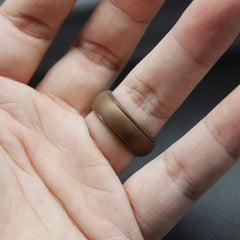 Men's Silicone Band Ring Minimalist Design
