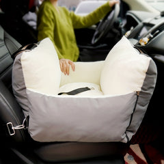 Washable Pet Car Seat for Small-Medium Dogs Under 35lbs with Safety Features