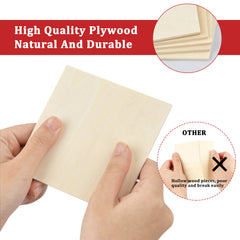 20Pcs Balsa Wood Sheets Plywood Thin Craft Wood Board Unfinished Wood