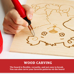 20Pcs Balsa Wood Sheets Plywood Thin Craft Wood Board Unfinished Wood