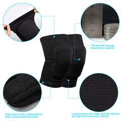 Protective Knee Pads Non Slip Anti Collision Sleeve Brace for Sports