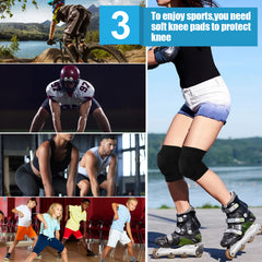 Protective Knee Pads Non Slip Anti Collision Sleeve Brace for Sports