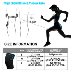 Protective Knee Pads Non Slip Anti Collision Sleeve Brace for Sports
