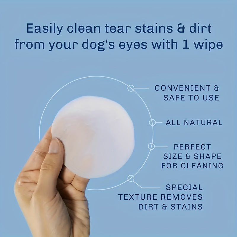 120 Tablets Pet Tear Marks Wipes for Cats and Dogs
