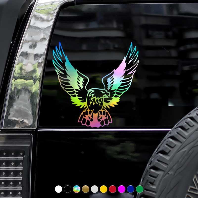 Reflective Eagle Car Sticker Waterproof Vinyl Decal