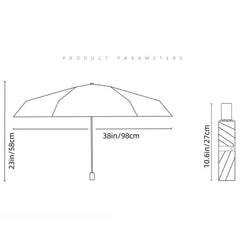 Automatic Windproof Travel Umbrella UV Protection Waterproof Folding Umbrella