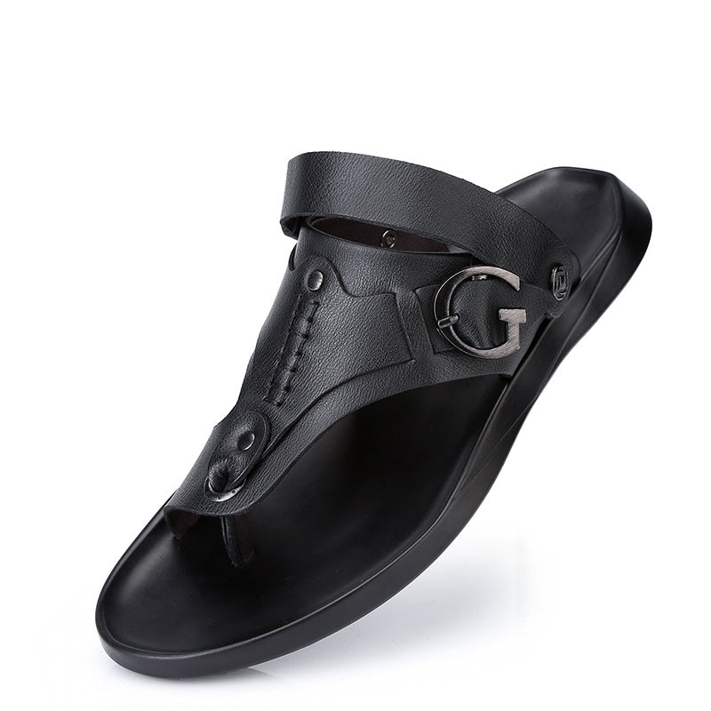 Men's Slide Sandals Lightweight Beach Shoes Non-slip Slides