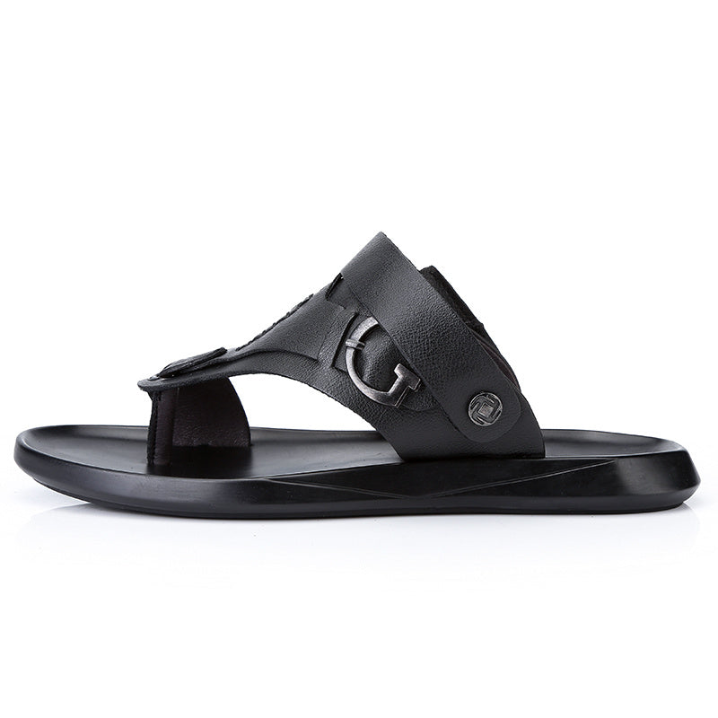 Men's Slide Sandals Lightweight Beach Shoes Non-slip Slides