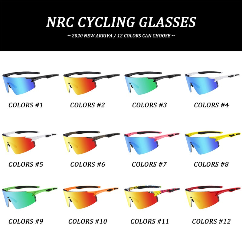 NRC 3lens Cycling Glasses Men Women Windproof Bike Sun Glasses