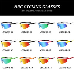 NRC 3lens Cycling Glasses Men Women Windproof Bike Sun Glasses