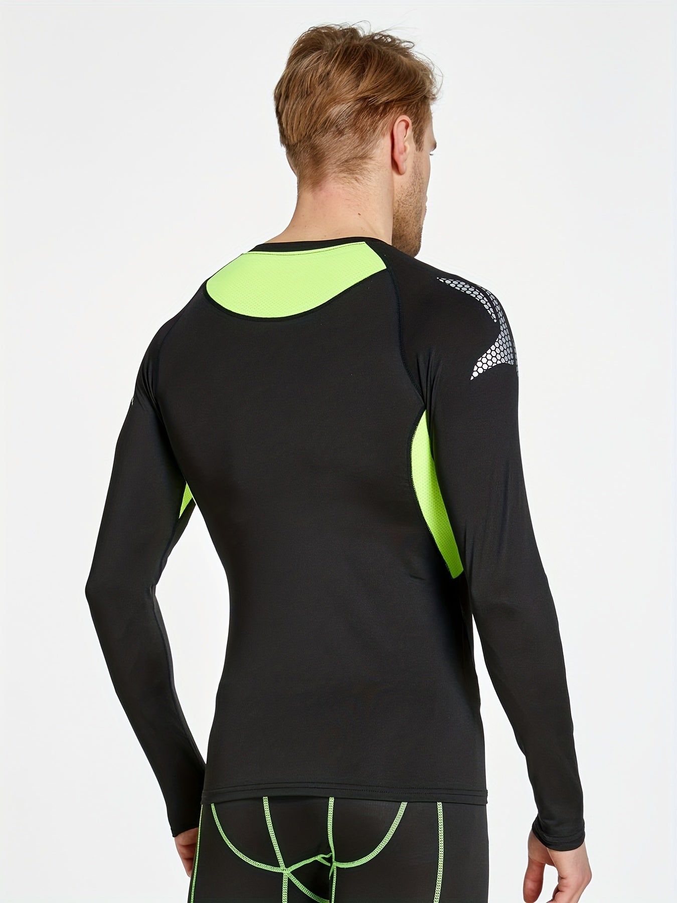 Men's Compression Workout Shirts - High Stretch Breathable for Gym Running