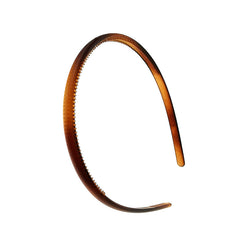 Vintage Thin Hairband With Teeth Non Slip Solid Headband