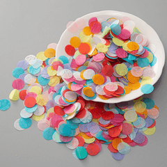 30g Multicolored Round Confetti Pack