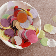 30g Multicolored Round Confetti Pack