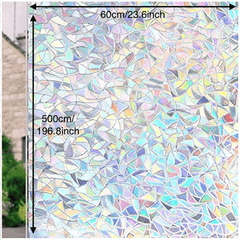 3D Decorative Window Privacy Film - Static UV Window Clings