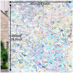 3D Decorative Window Privacy Film - Static UV Window Clings