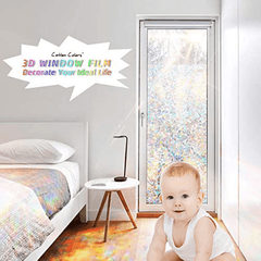 3D Decorative Window Privacy Film - Static UV Window Clings