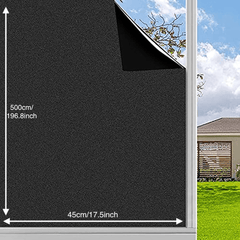 Total Blackout Privacy Window Film - Light Blocking Cover