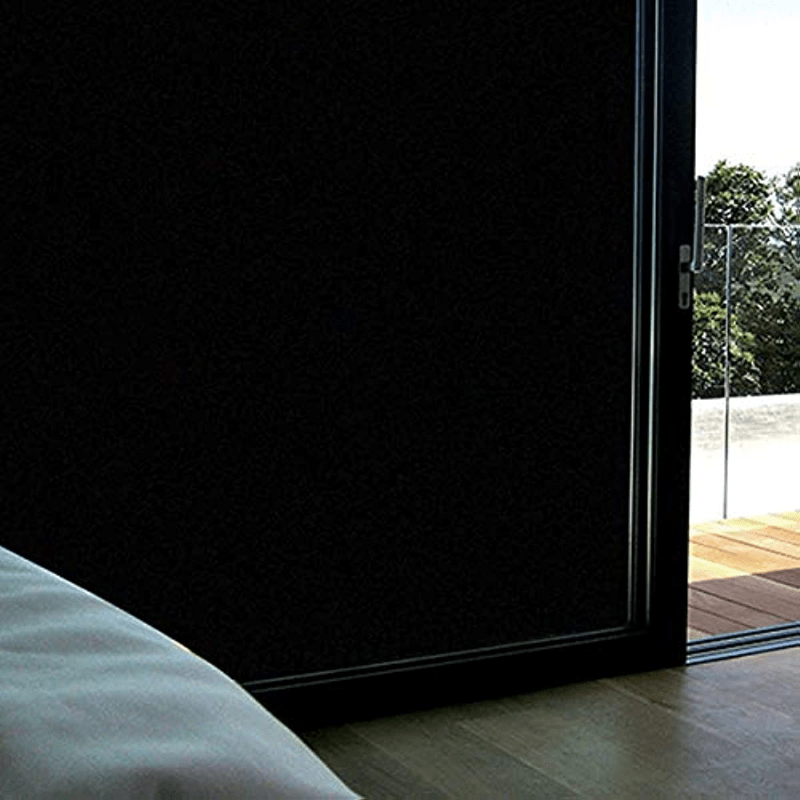 Total Blackout Privacy Window Film - Light Blocking Cover