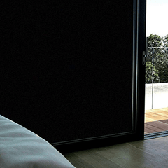 Total Blackout Privacy Window Film - Light Blocking Cover