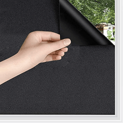 Total Blackout Privacy Window Film - Light Blocking Cover