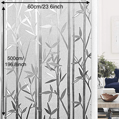 Privacy Frosted Window Film 59X199 - Perfect for Bathroom, Living Room, Office