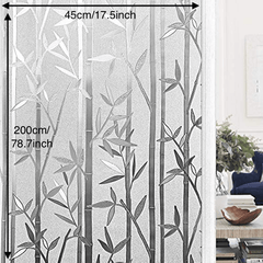 Privacy Frosted Window Film 59X199 - Perfect for Bathroom, Living Room, Office