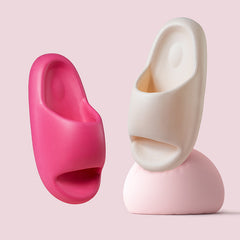 Women's Soft Pillow Slides Open Toe Cloud Slippers
